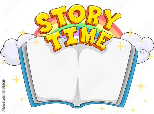 Book Story Time Lettering