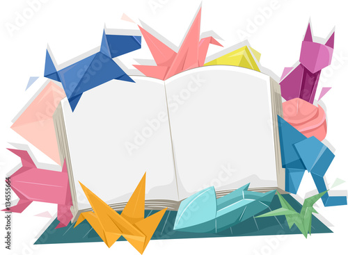 Origami Animals Open Book
