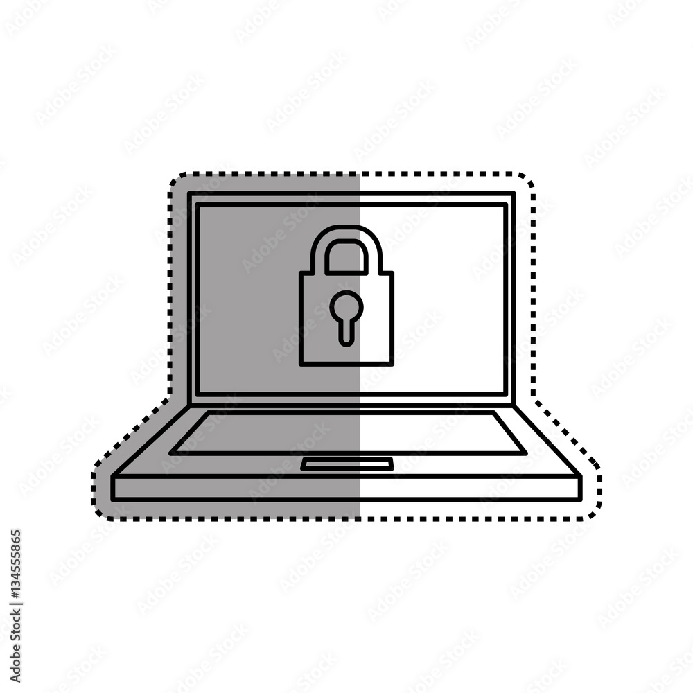 Laptop computer technology icon vector illustration graphic design Laptop computer technology icon vector illustration graphic design