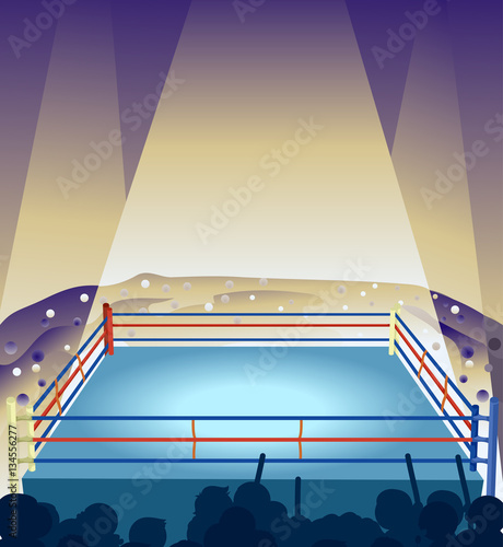 Boxing Ring Spectator Cheer