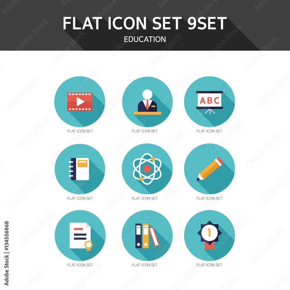 Flat icon Education
