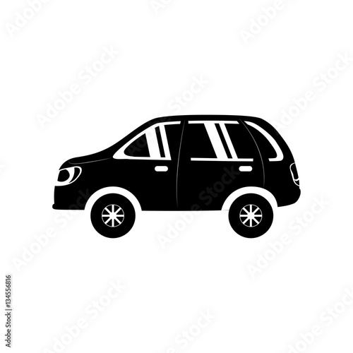 Fototapeta Naklejka Na Ścianę i Meble -  Car vehicle transport icon vector illustration graphic design