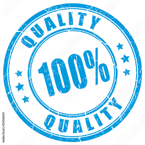 100 quality guarantee rubber stamp