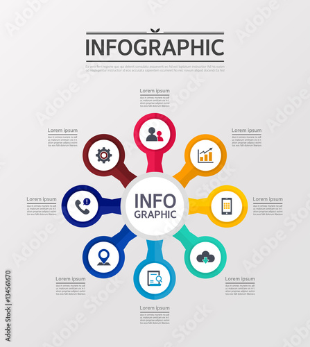 Business Info graphic Design