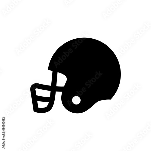 american football helmet icon illustration