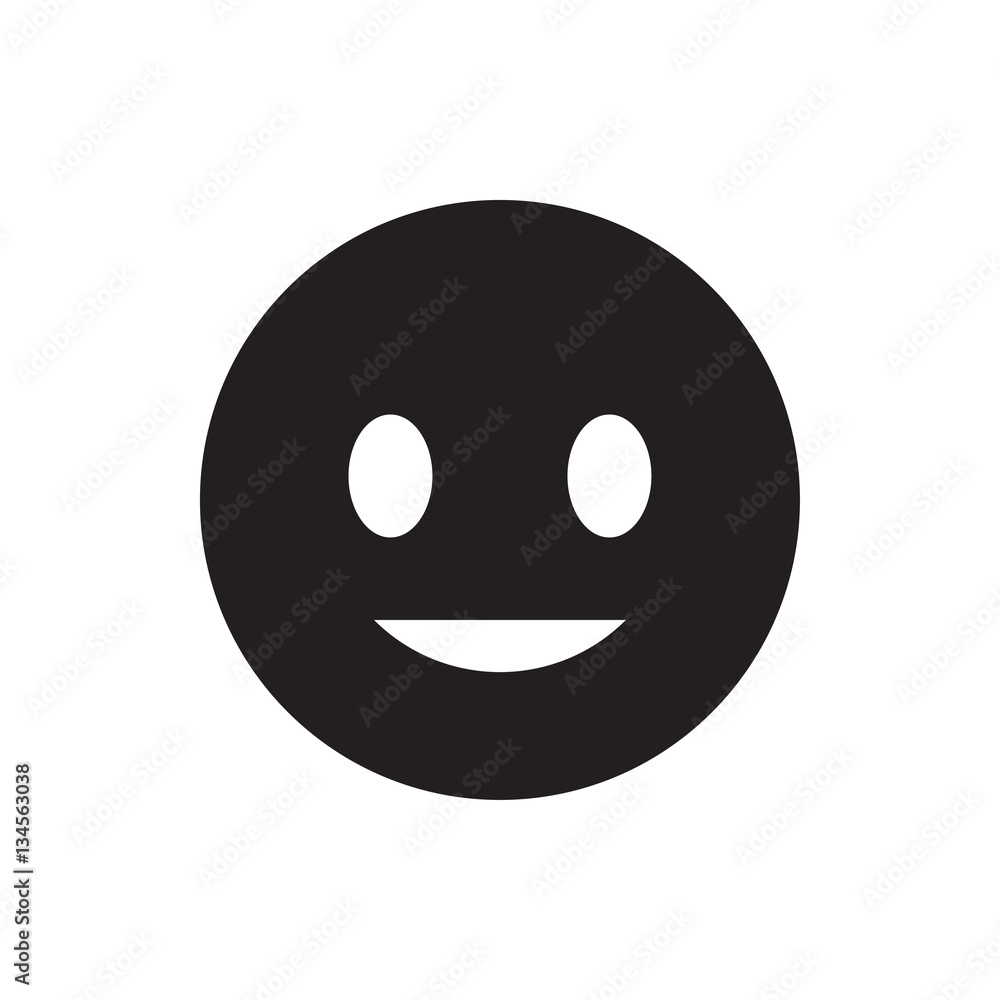smiling emoticon icon illustration smiling emoticon icon illustration