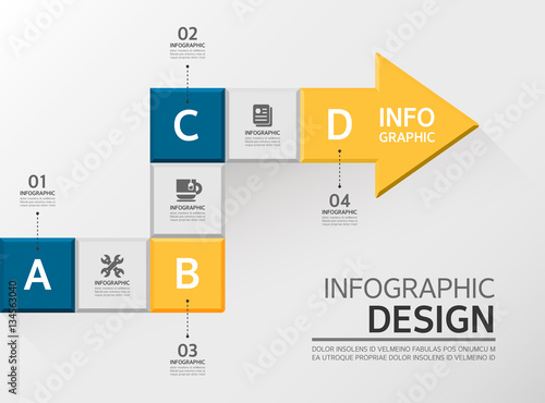Business Info Graphic Illustration