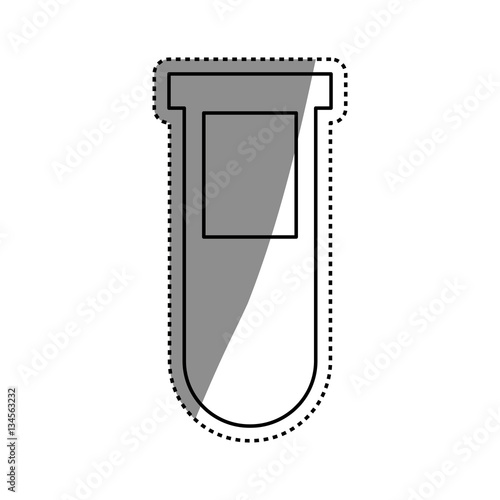 Flask chemistry glass icon vector illustration graphic design