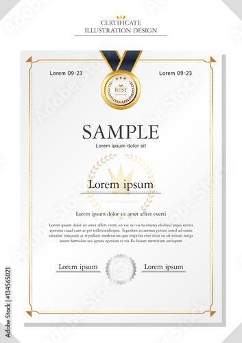 certificate illustration