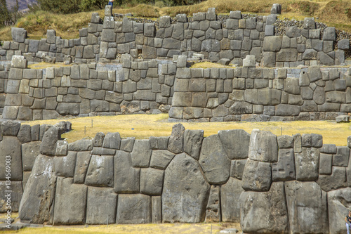 Ruins of Sacsayhuaman, Cusco, Peru photo