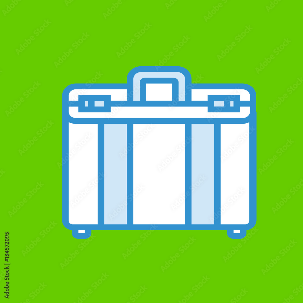 Obraz premium suitcaseicon flat design