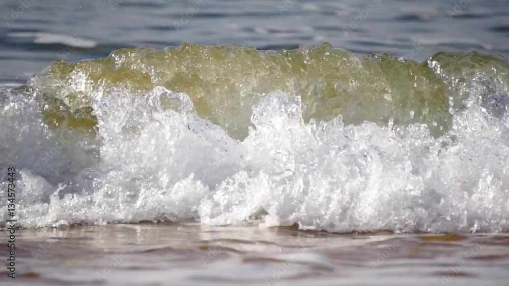 Sparkling wavy water is shining on a sunny day, abstract blurry background at the summer beach Sparkling wavy water is shining on a sunny day, abstract blurry background at the summer beach