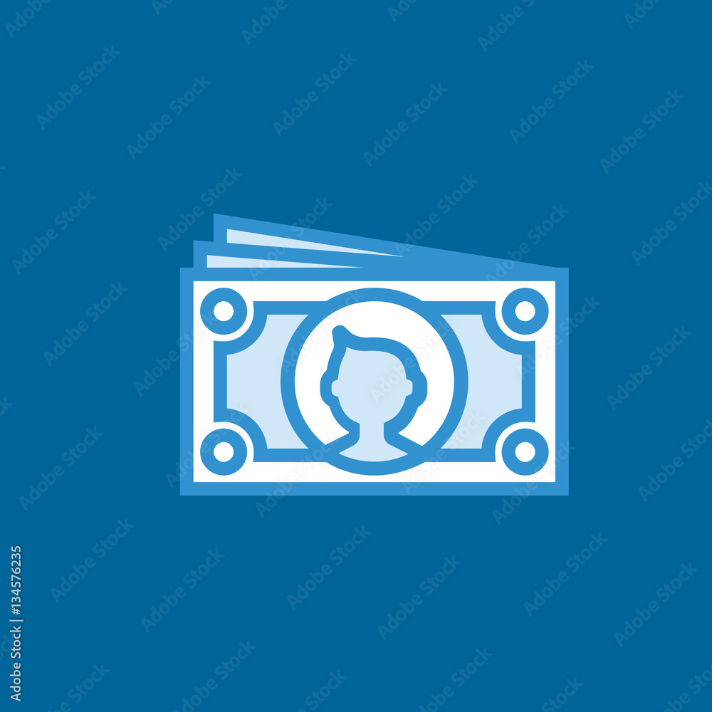 money icon flat disign money icon flat disign