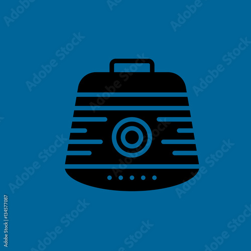 lander icon flat disign