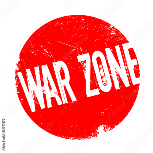 War Zone rubber stamp. Grunge design with dust scratches. Effects can be easily removed for a clean, crisp look. Color is easily changed.