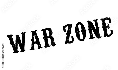 War Zone rubber stamp. Grunge design with dust scratches. Effects can be easily removed for a clean, crisp look. Color is easily changed.