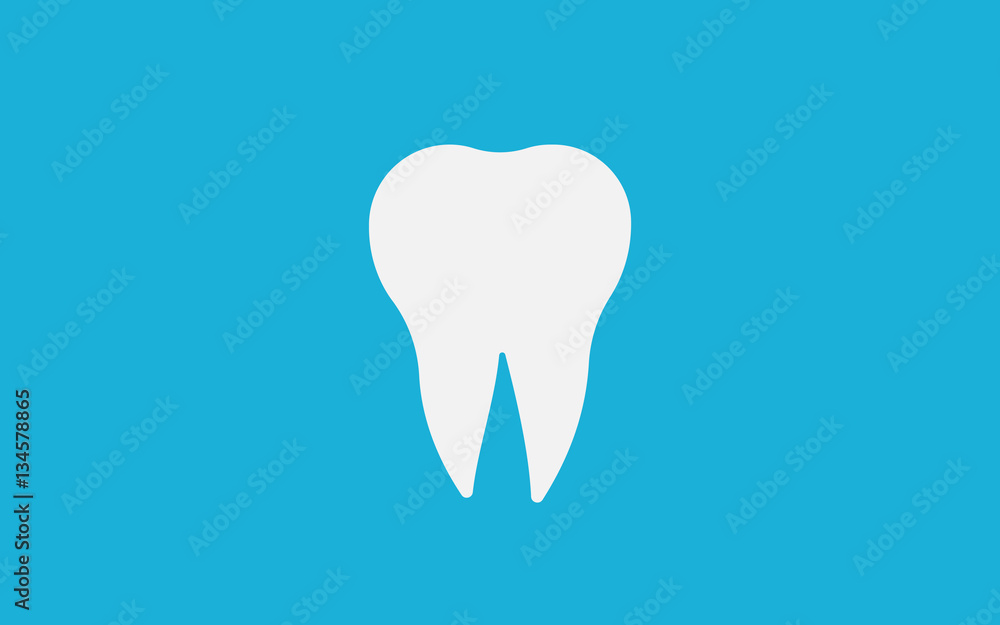 Tooth flat icon Tooth flat icon