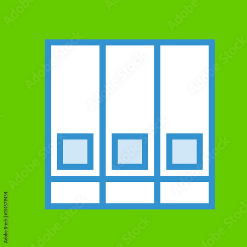 archives icon flat disign