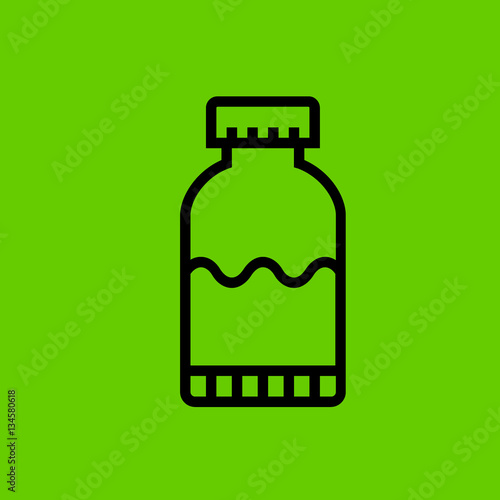 wather bottle icon flat disign