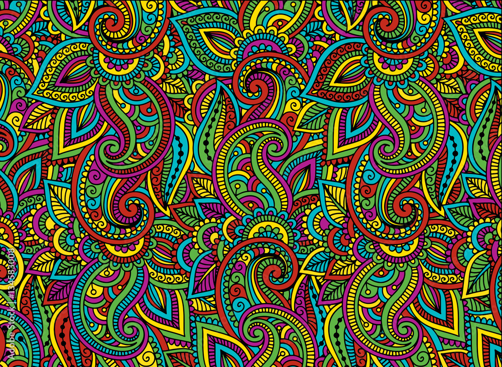 Abstract background is made up of multi-colored patterns.Vector