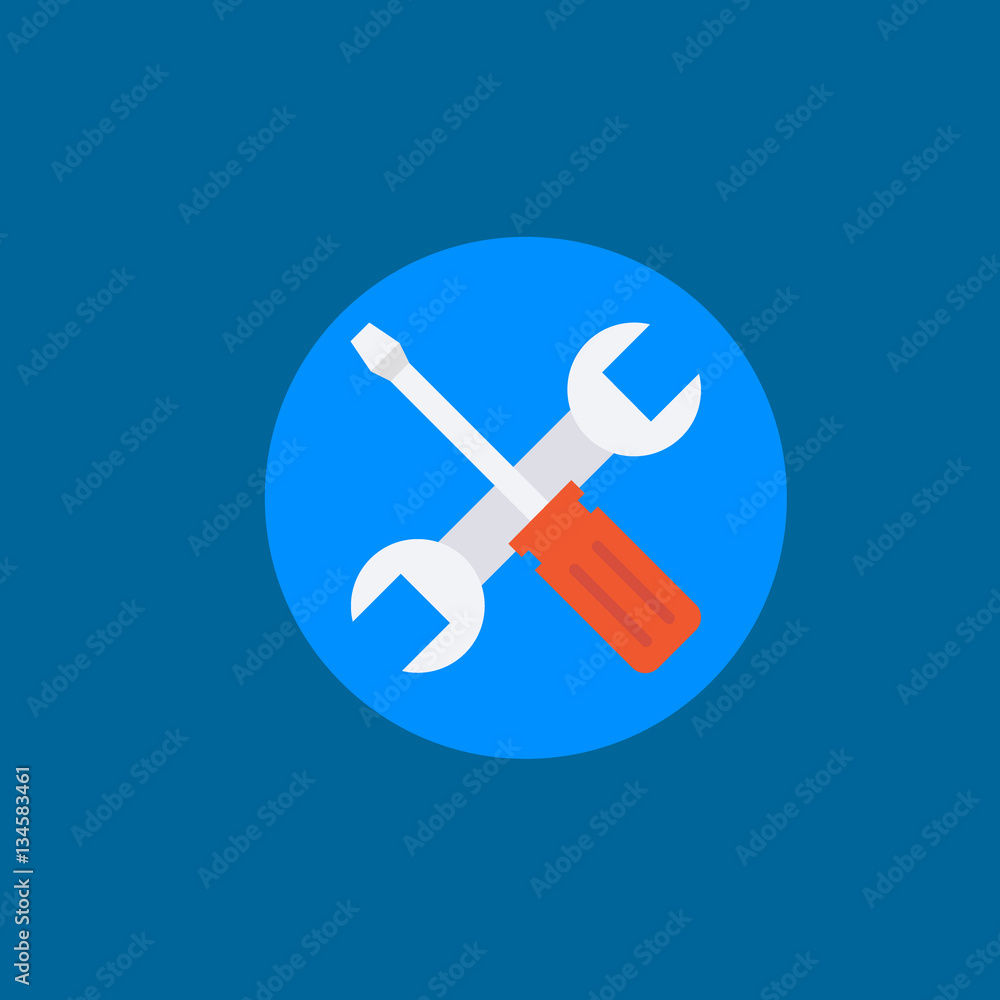 setting icon flat disign setting icon flat disign
