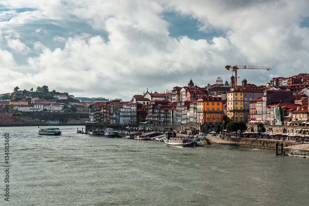 View of the city of Porto in Portugal