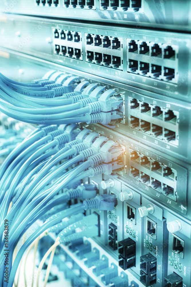 ethernet cable on network switches background ethernet cable on network switches background