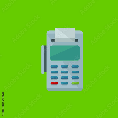 post terminal icon flat disign