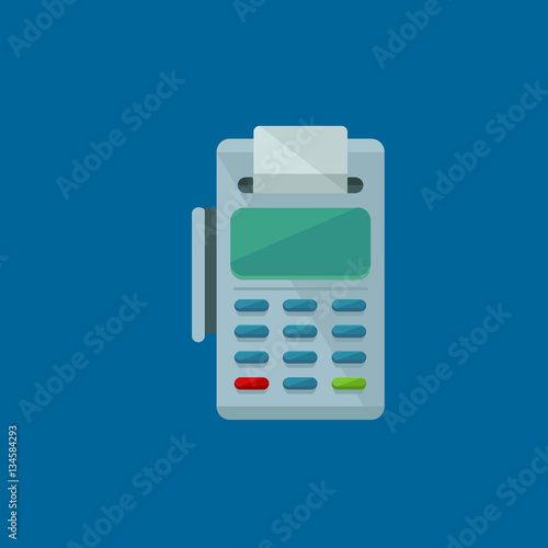 post terminal icon flat disign