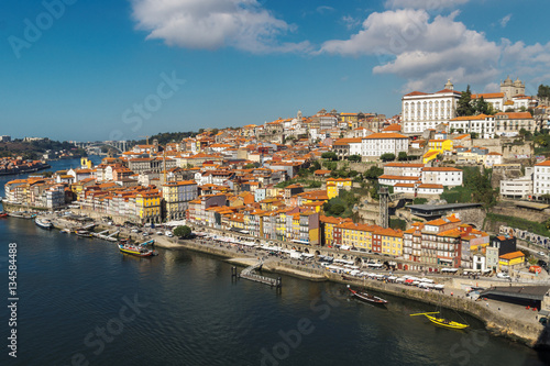 View of the city of Porto in Portugal, from the bridge of Don Luis © Nikitin Mikhail