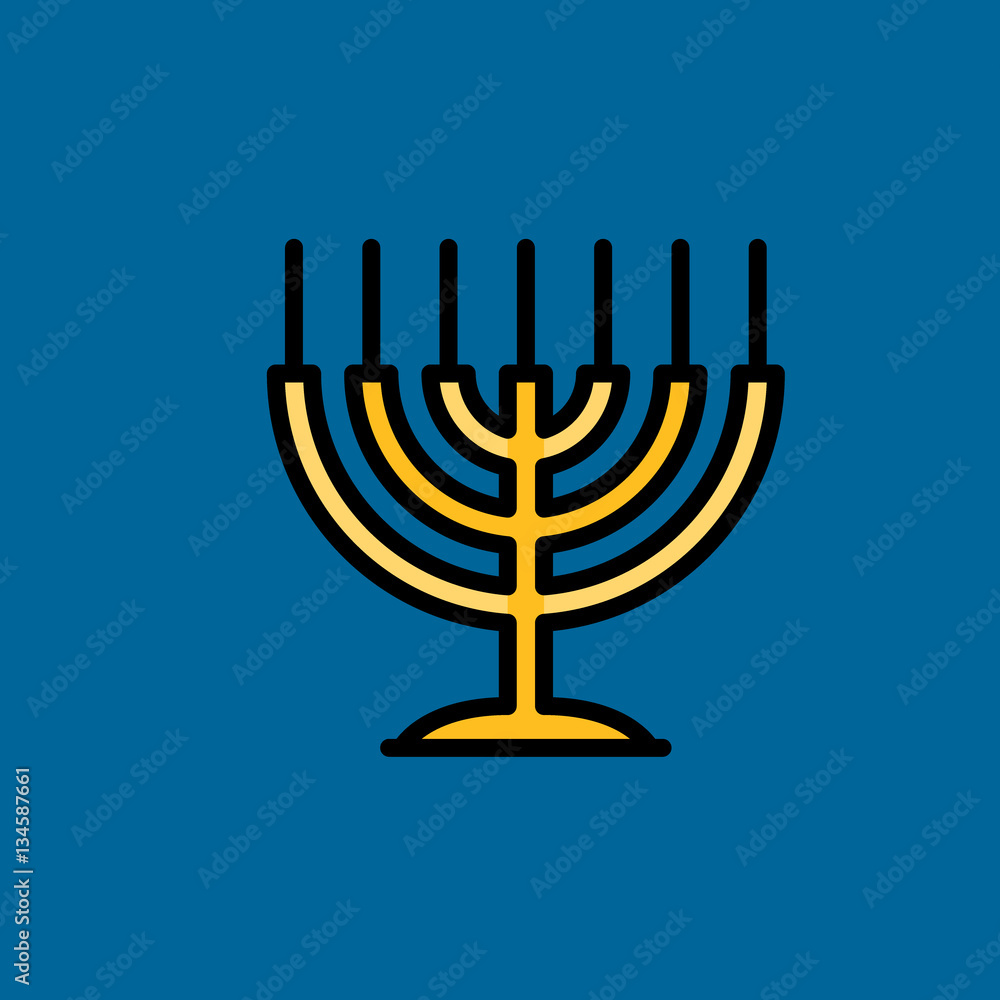 hebrew icon flat disign hebrew icon flat disign