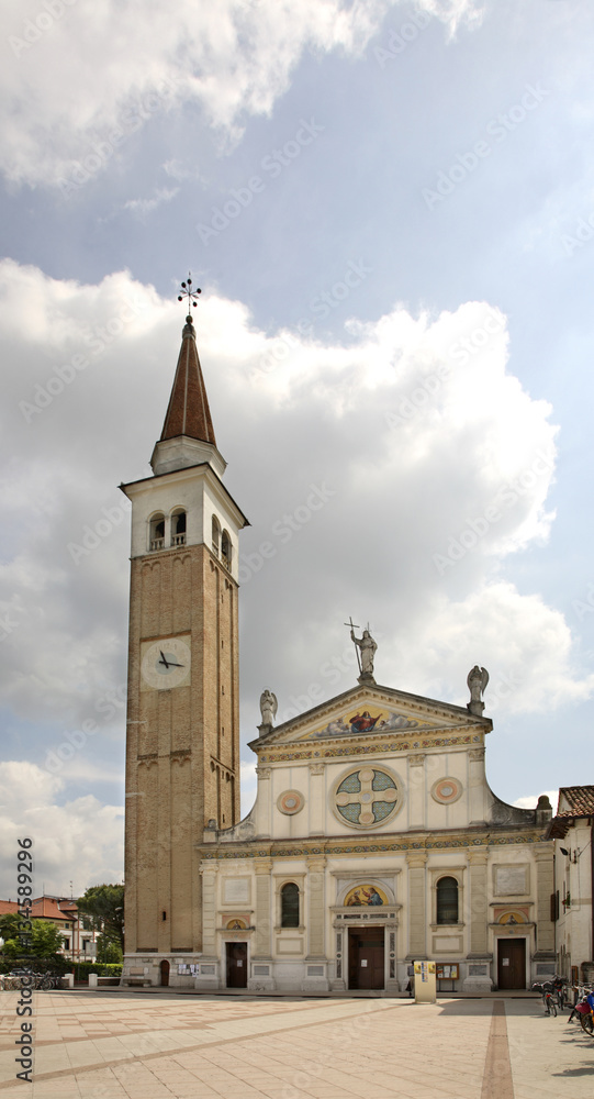 Church of Santa Maria Assunta in Mogliano Veneto. Italia