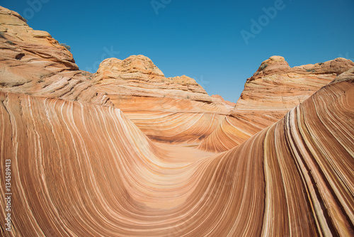Arizona Wave - Famous Geology rock formation in Pariah Canyon, b