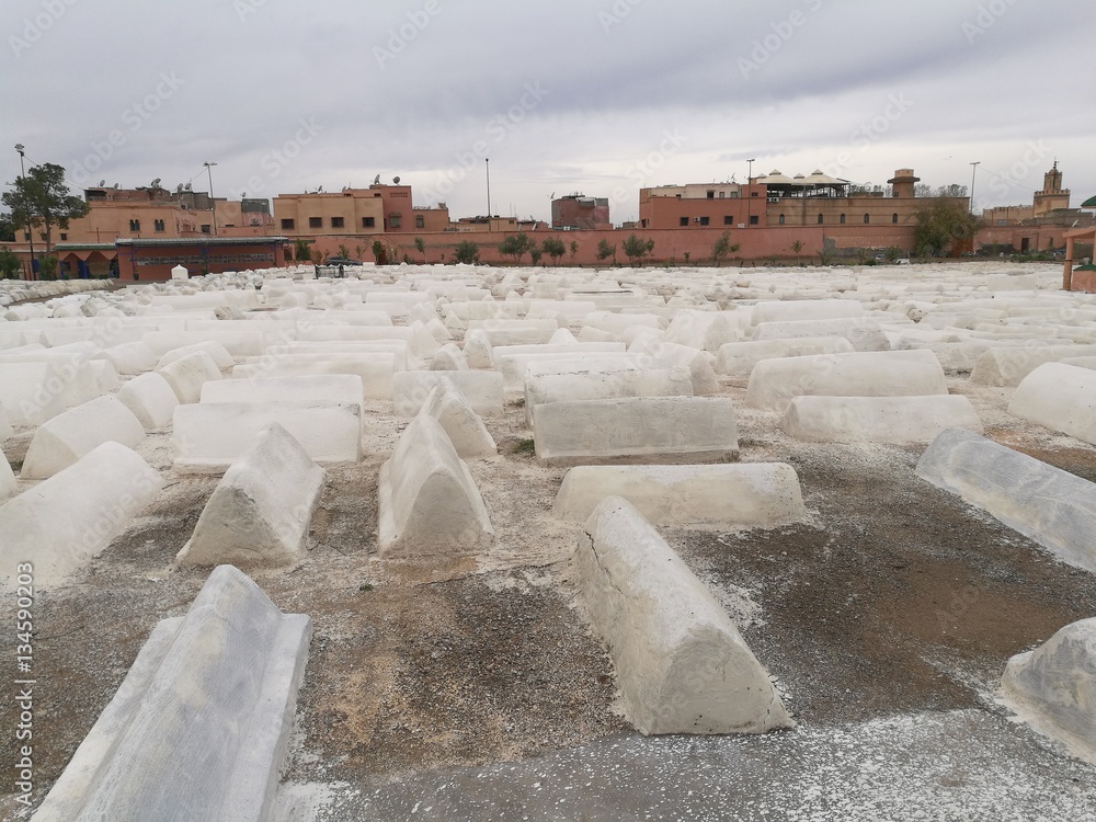 Jewish cemetery in Marrakech