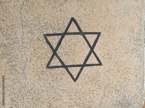Star of David on the grave