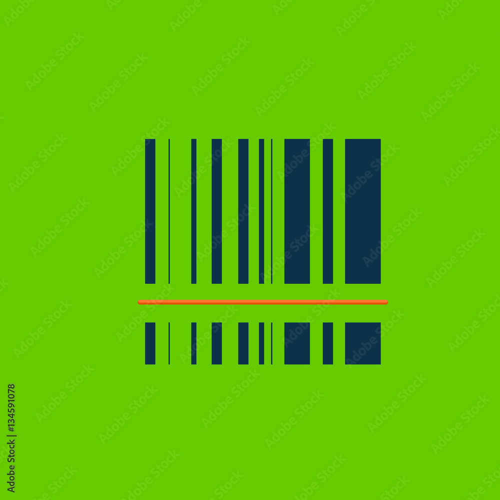 bar code icon flat disign bar code icon flat disign