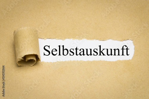 Selbstauskunft