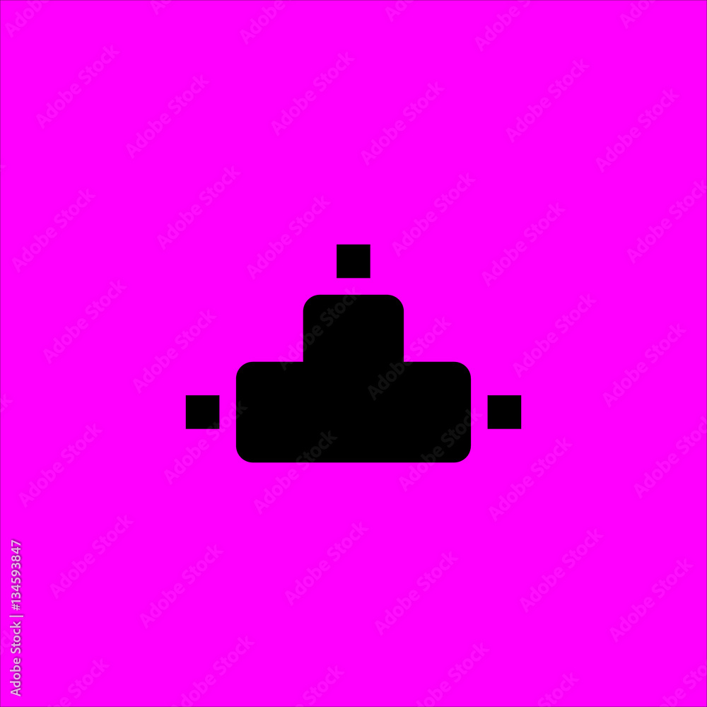 Obraz premium network icon flat disign