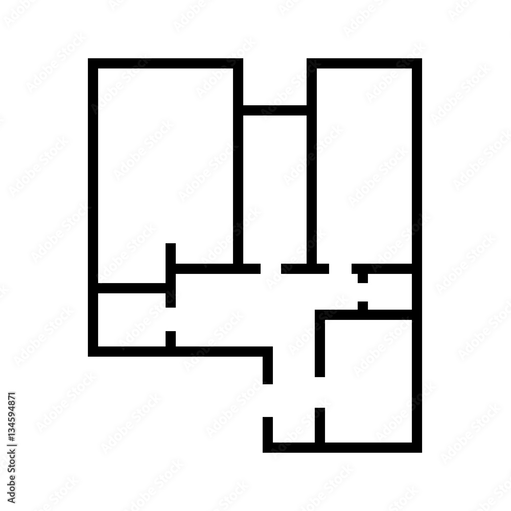 Plan icon Vector Illustration on the white background. Plan icon Vector Illustration on the white background.