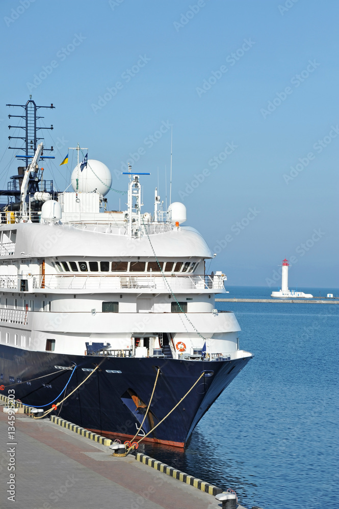 Naklejka premium Cruise travel ship