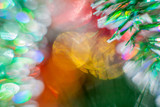 Christmas colored Abstract blur