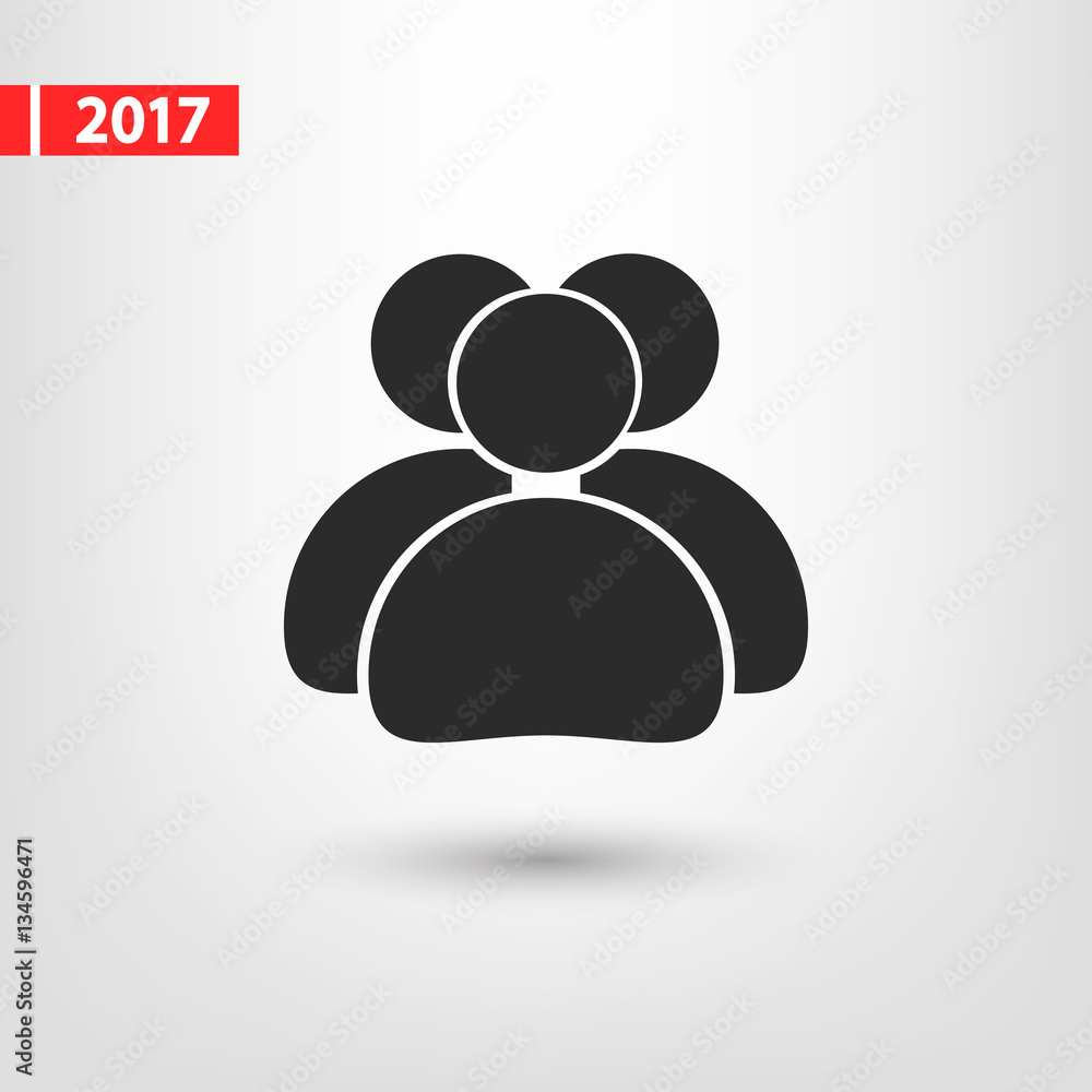 people icon, vector illustration. Flat design style people icon, vector illustration. Flat design style