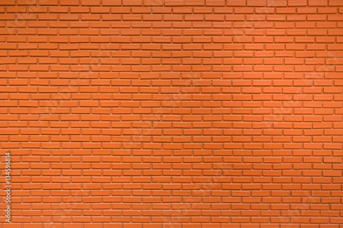 Orange brick wall texture background.