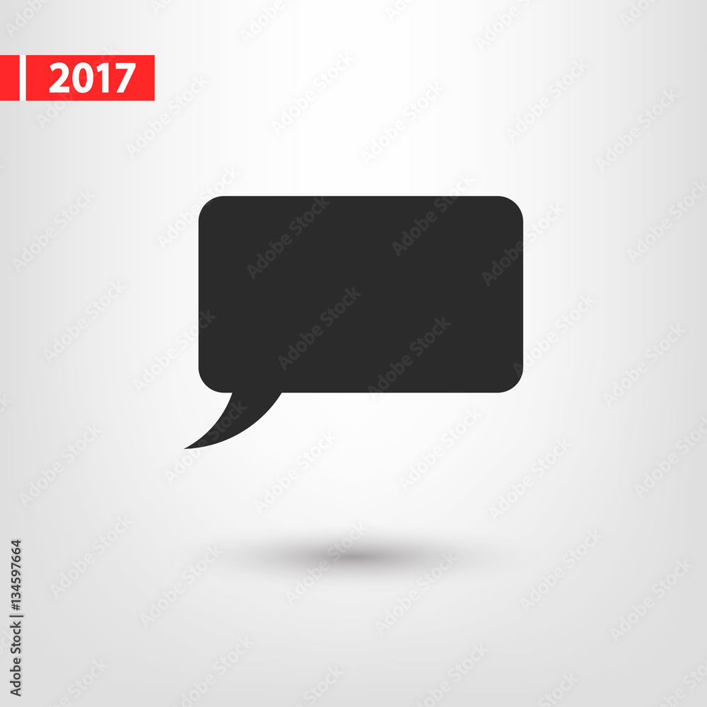 Speech bubble icons black icon, vector illustration. Flat design style Speech bubble icons black icon, vector illustration. Flat design style