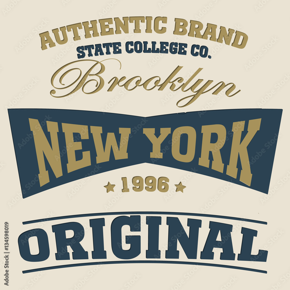 New york  typography fashion