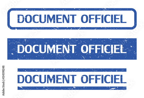 Tampon document officiel.