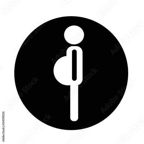 Pregnancy woman icon