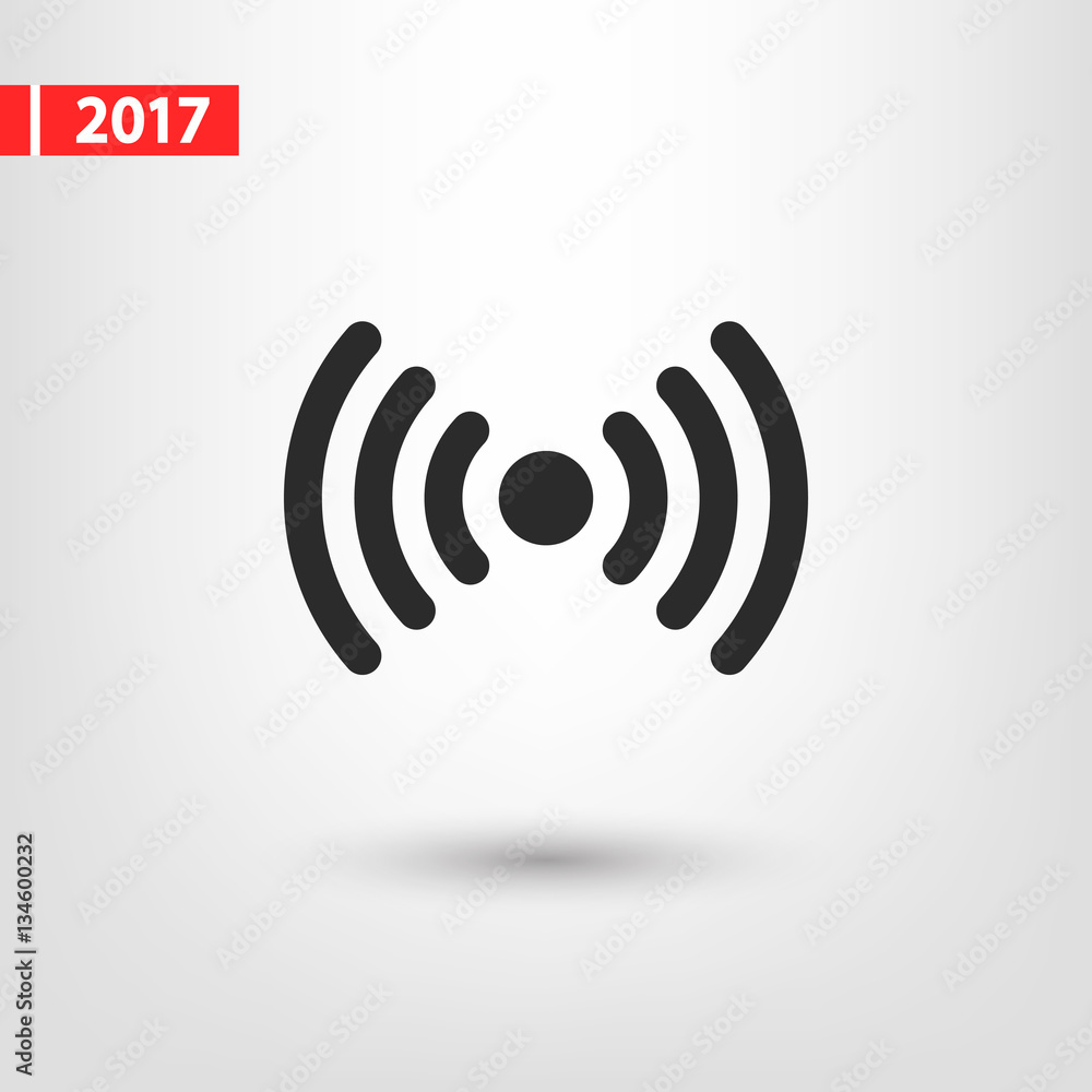 Wireless Icon , vector illustration. Flat design style 