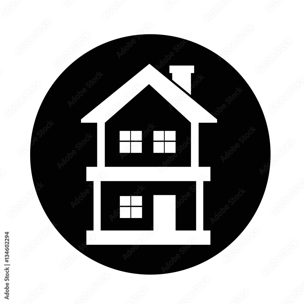 Real estate house icon Real estate house icon