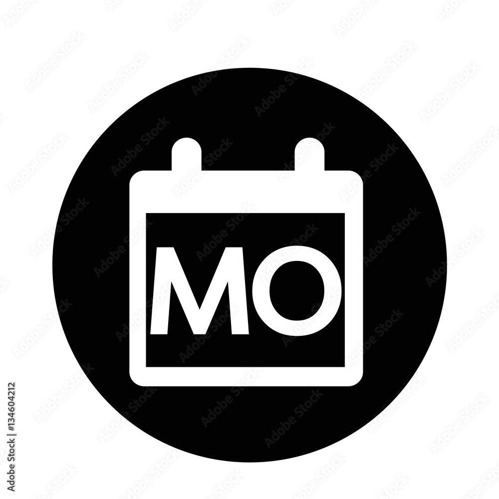 monday calendar Icon monday calendar Icon